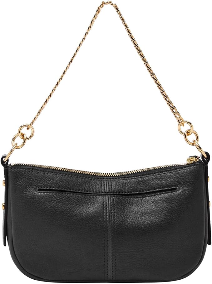 Fossil Women's Jolie Leather Small Crossbody Bag, ZB1877001, Black, One Size FOSSIL