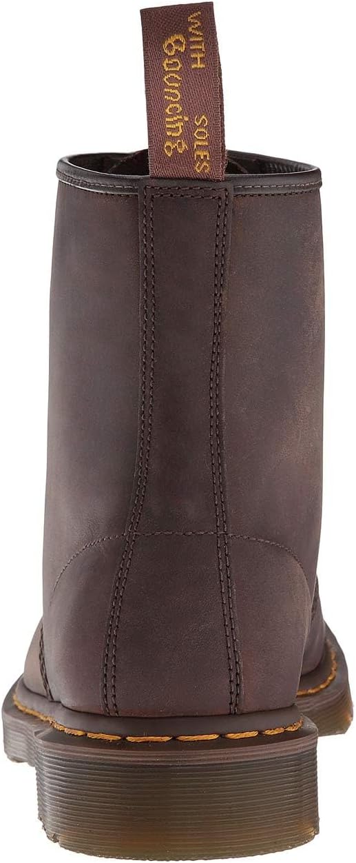 Dr. Martens Unisex 1460 Pascal 8-Eye Boot, Chestnut Brown Waxed Full Grain Leather, UK 8/US M9W10 Dr Martens