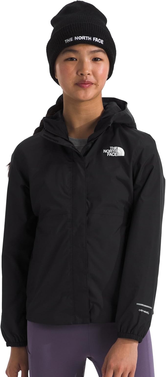 The North Face Girl's Antora Rain Jacket, TNF Black, X-Small The North Face