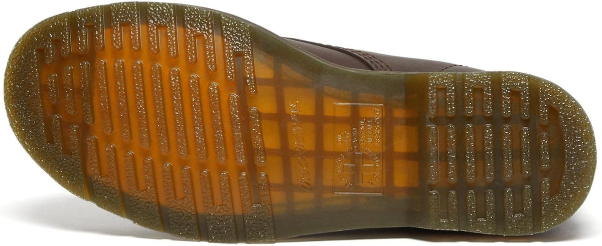 Dr. Martens Unisex 101 6-Eye Boot, Dark Brown Crazy Horse Leather, UK 9/US M10W11, EU 43 DR MARTENS