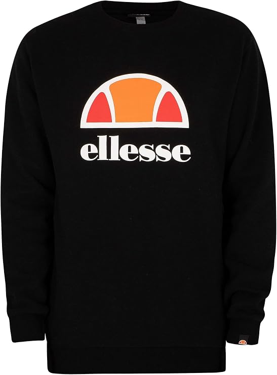 ellesse Men's Perc Sweatshirt Hoodie Black ellesse