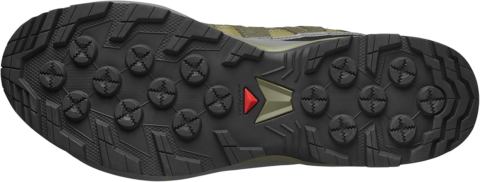 Salomon Men's X-Adventure Recon GTX Hiking Shoe, Olive Night/Martin, US 9.5 / EU 44 Salomon