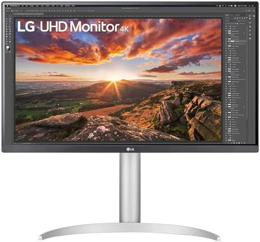 LG 27UP850-W 27 inch 4K UHD Monitor with IPS (3840 x 2160) Display DCI-P3 95% - As New - Has small mark on display LG