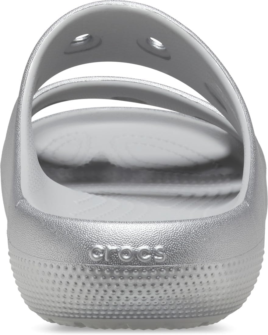 Crocs Unisex Classic Sandal V2, Silver, US M9/W11 - EU 42 CROCS
