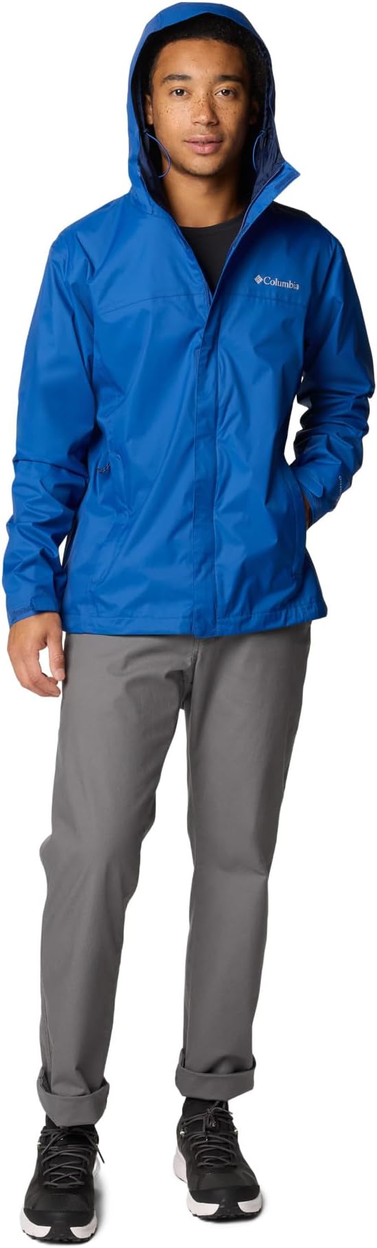 Columbia Men's Watertight II Rain Jacket, Mountain Blue, L Columbia