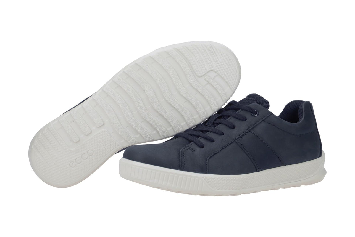 ECCO Men's Byway Lace Up Leather Sneaker, Night Sky, EU 42/US 8-8.5 ECCO