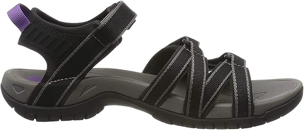 Teva Women's Tirra Athletic Sandal Black/Grey, US 6, EU 37 Teva