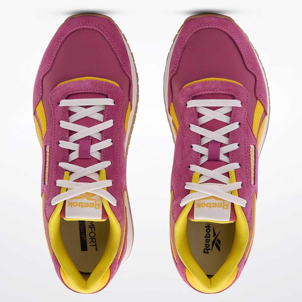 Reebok Women's Glide Sneaker, Pink/Pink/Golden Haze - EU 40 Reebok