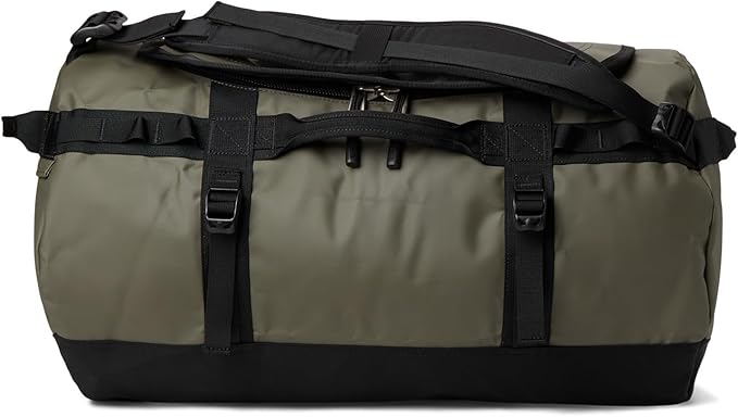 The North Face Unisex Adult's Base Camp Duffel Bag - Medium, Forest Olive/Safety Green, Medium The North Face