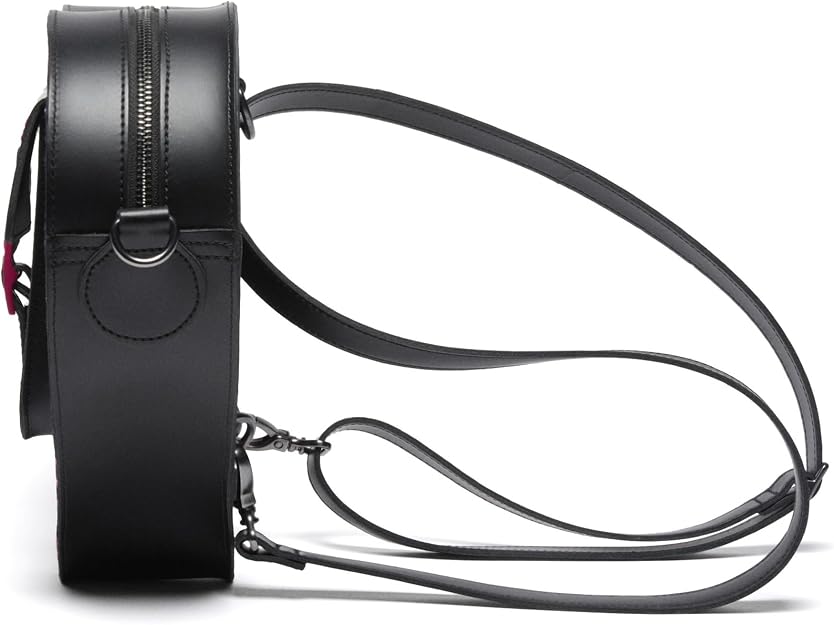 Dr. Martens Heart Backpack, Black/Pink Multi Kiev & Tarten Woven Dr Martens