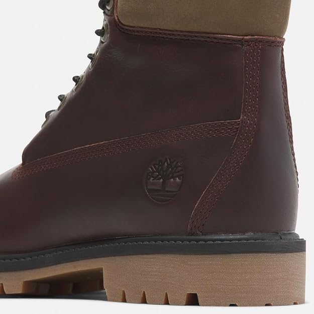 Timberland Men's 6-Inch Premium Waterproof Boot, Burgundy Full Grain, US 13 /EU 47.5 TIMBERLAND