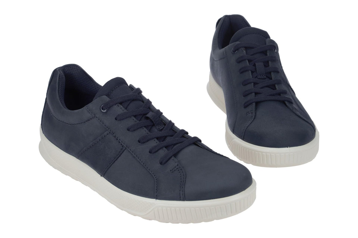 ECCO Men's Byway Lace Up Leather Sneaker, Night Sky, EU 42/US 8-8.5 ECCO