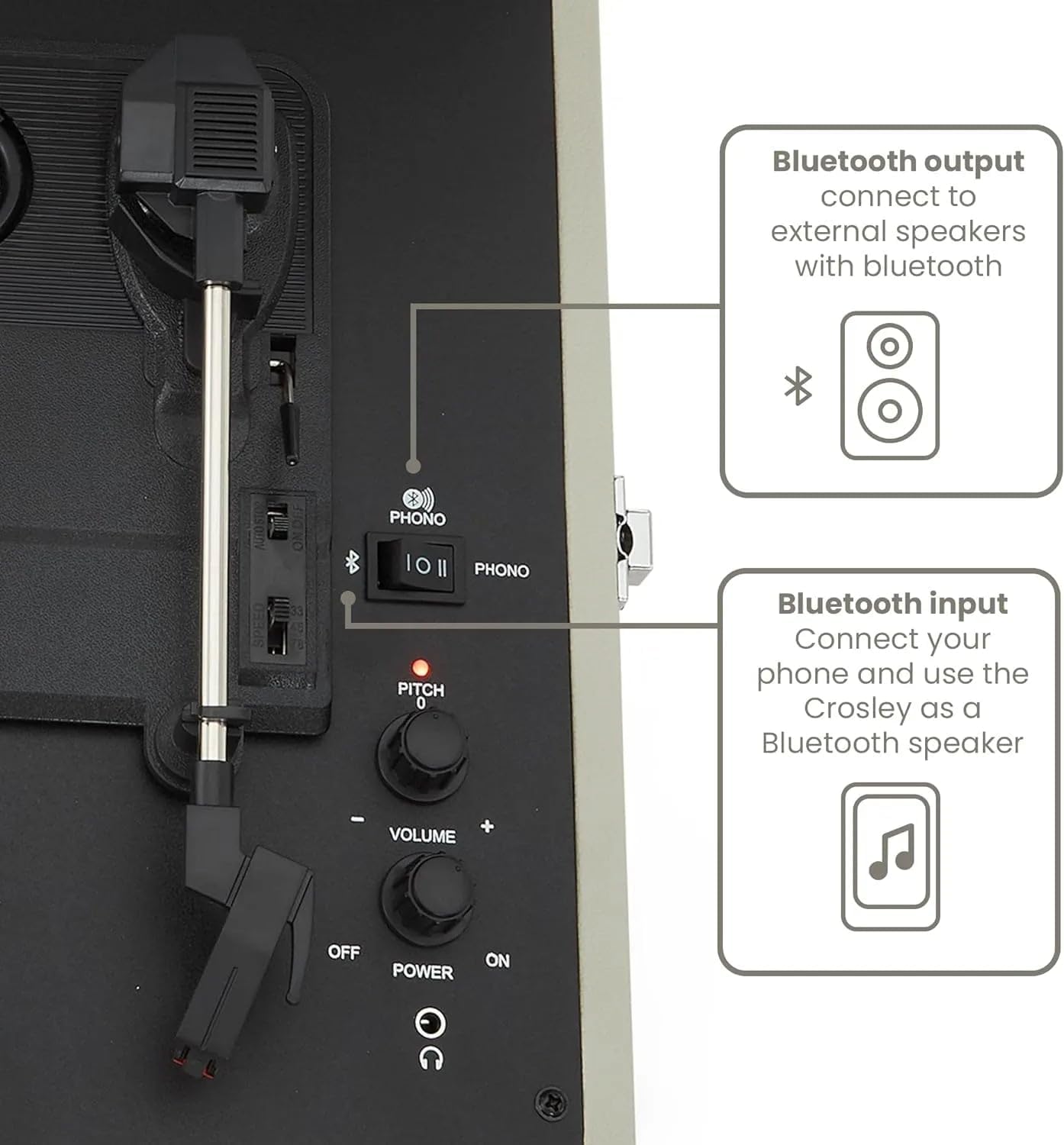 Crosley Voyager Portable Bluetooth Turntable Dune – As New CROSLEY