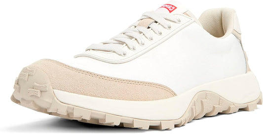 Camper Men's Drift Trail Vintage Detail Sneaker, White, EU 40/US 7 CAMPER