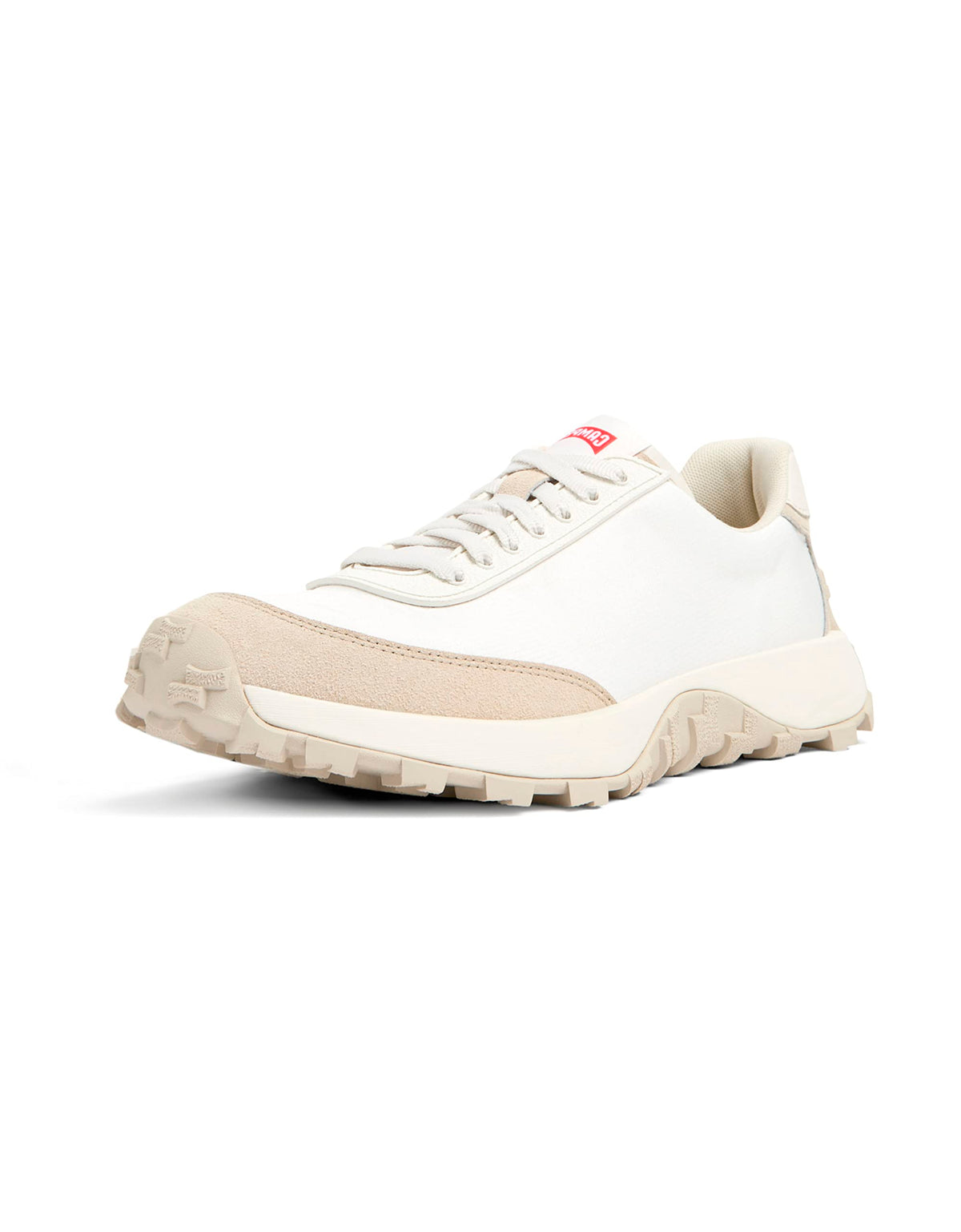 Camper Men's Drift Trail Vintage Detail Sneaker, White, EU 40/US 7 CAMPER
