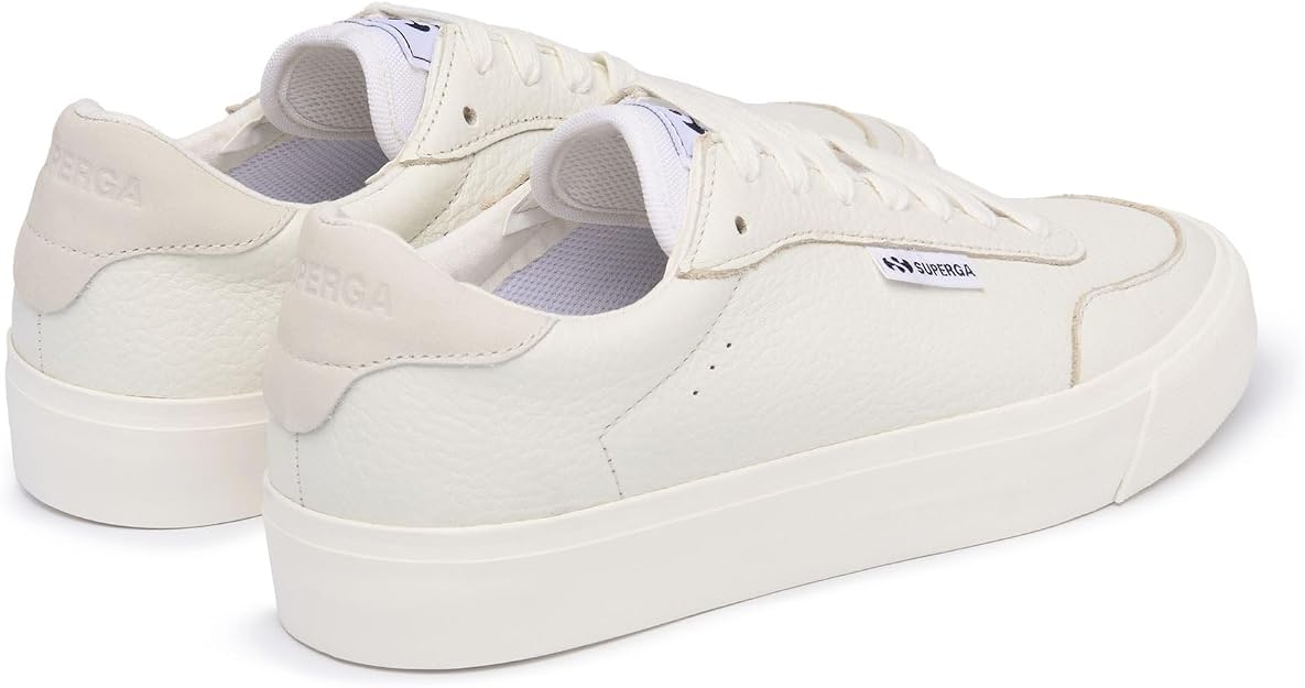Superga Unisex 3843 Court Sneaker, White Favorio, EU 42/US M9W10.5 Suprega