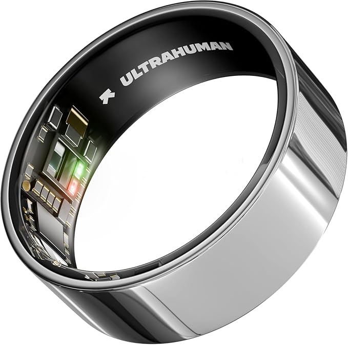 Ultrahuman Ring Air Size 6 Silver - As New Condition Ultrahuman