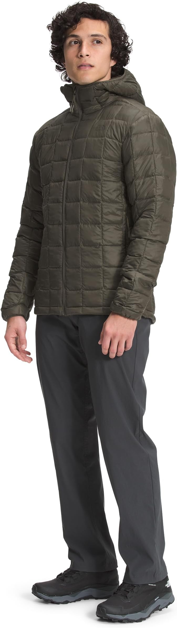 The North Face Men's ThermoBall Eco 2.0 Hooded Jacket, Taupe Green, Large The North Face