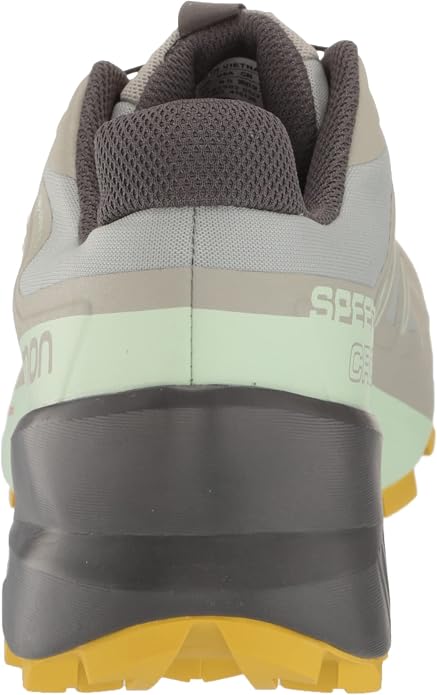 Salomon Women's Speedcross 5 GTX trail running and hiking shoe, Wrought Iron/Spray/Antique Moss, 7 US Salomon