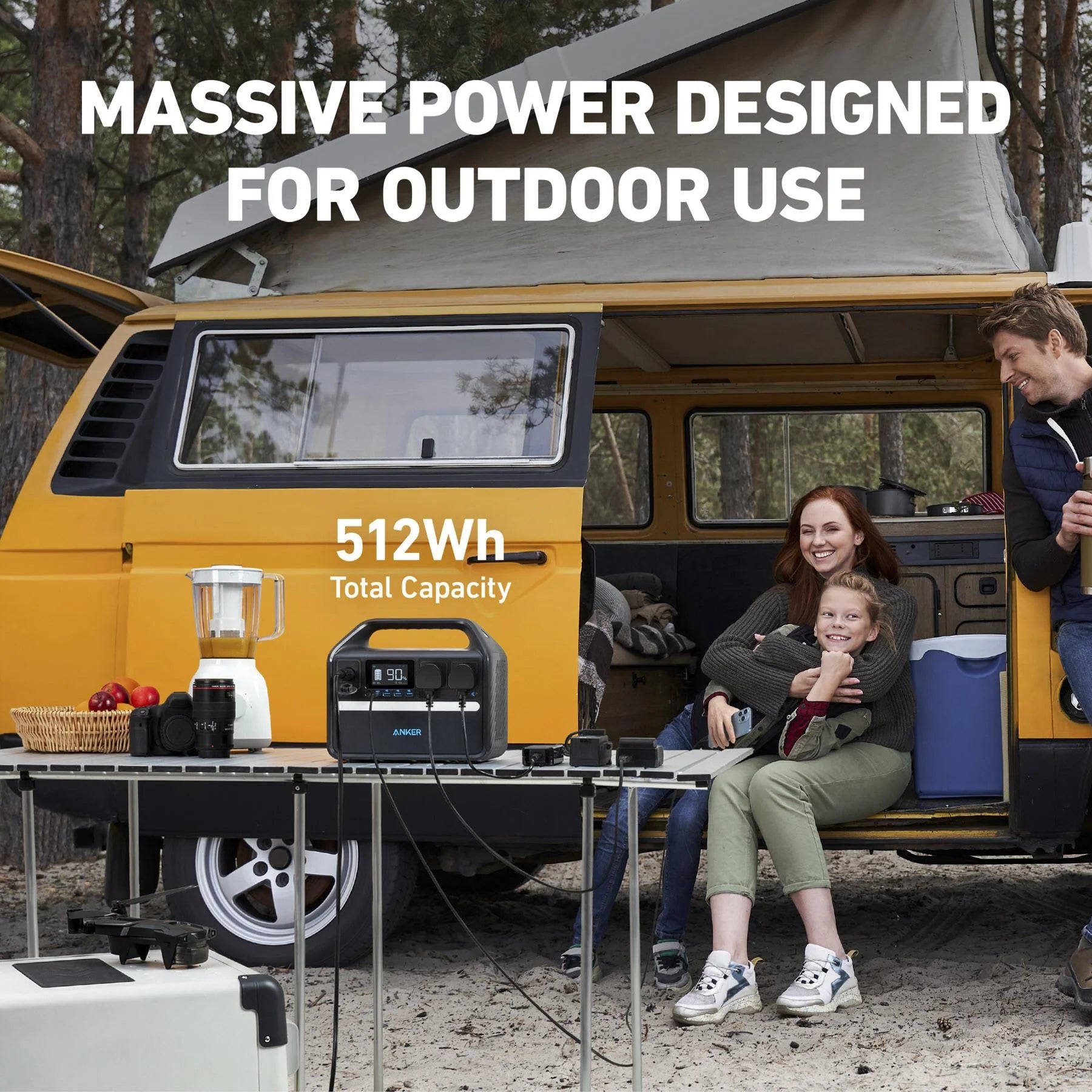Anker 535 PowerHouse 512Wh Portable Power Station 500W LiFePO4 - As New Anker
