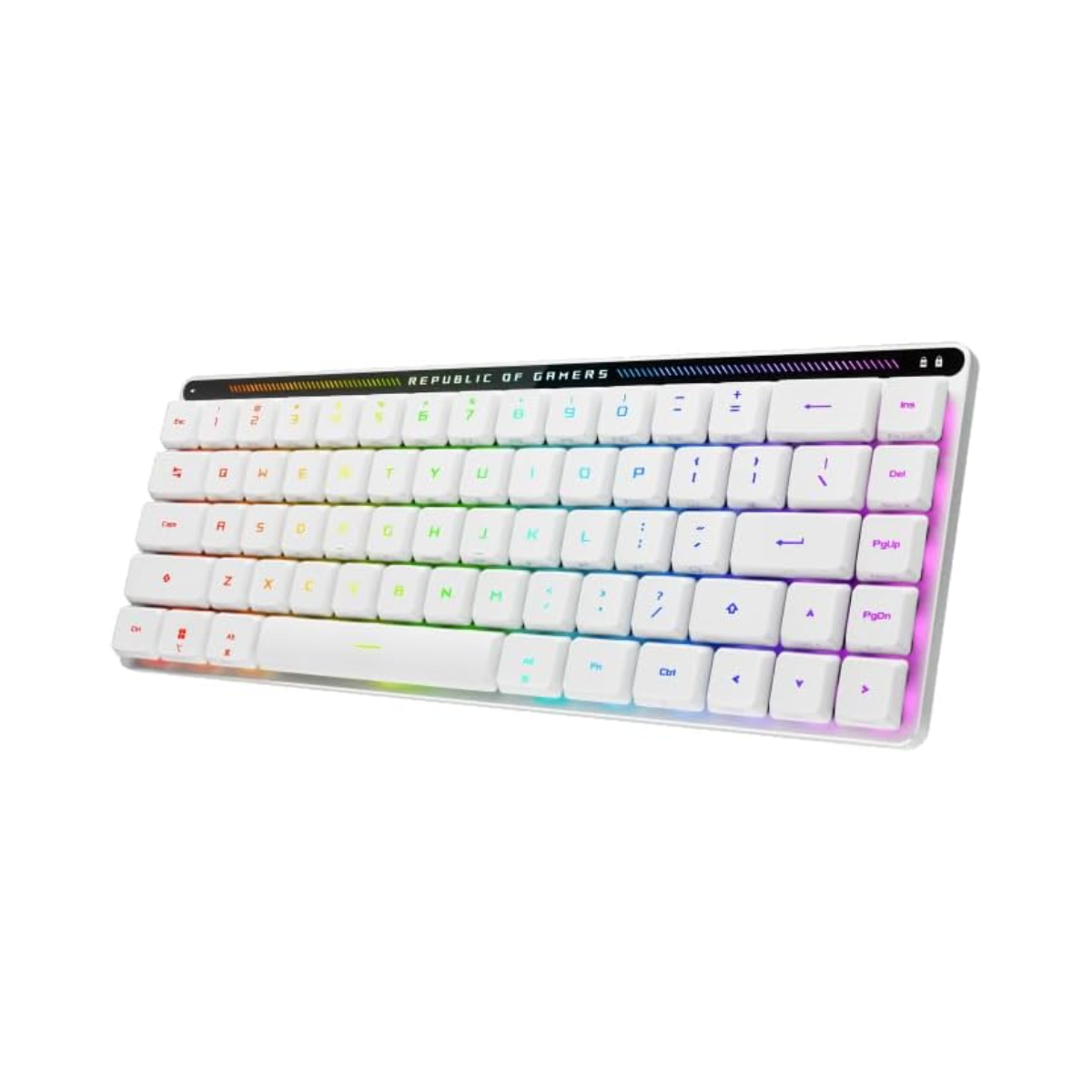 ASUS ROG Falchion RX Low Profile 65% Wireless Gaming Keyboard White - As New Condition ASUS