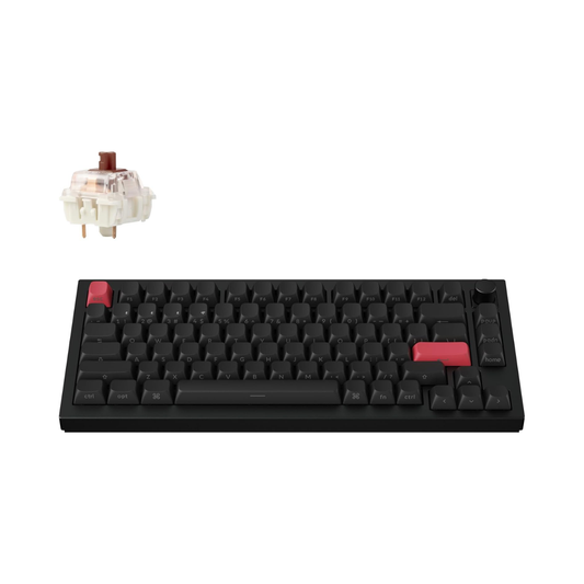 Keychron Q1 Max RGB QMK/VIA Wireless Mechanical Keyboard Knob Gateron Jupiter Brown – As New Condition Keychron