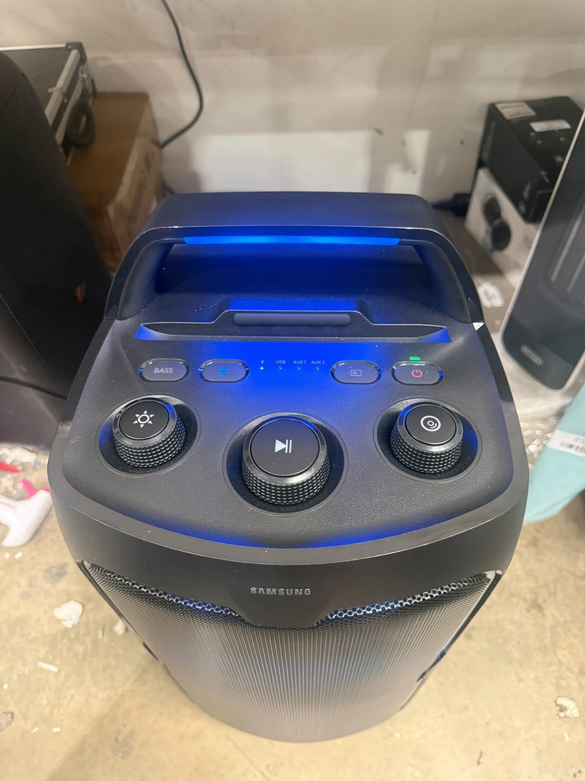 Samsung MX-ST40F 160W Sound Tower Portable Party Speaker - Black - Excellent - Refurbished Samsung