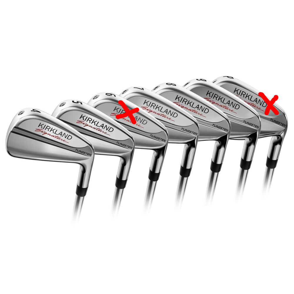 Kirkland Signature Players Distance 7-Piece Regular Flex Iron Set - As New - Refurbished Kirkland