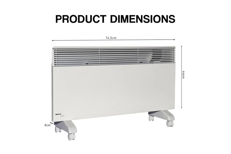Noirot Spot Plus 2000W Panel Heater with Timer & Wi-Fi 7358-7TPRO - As New NOIROT