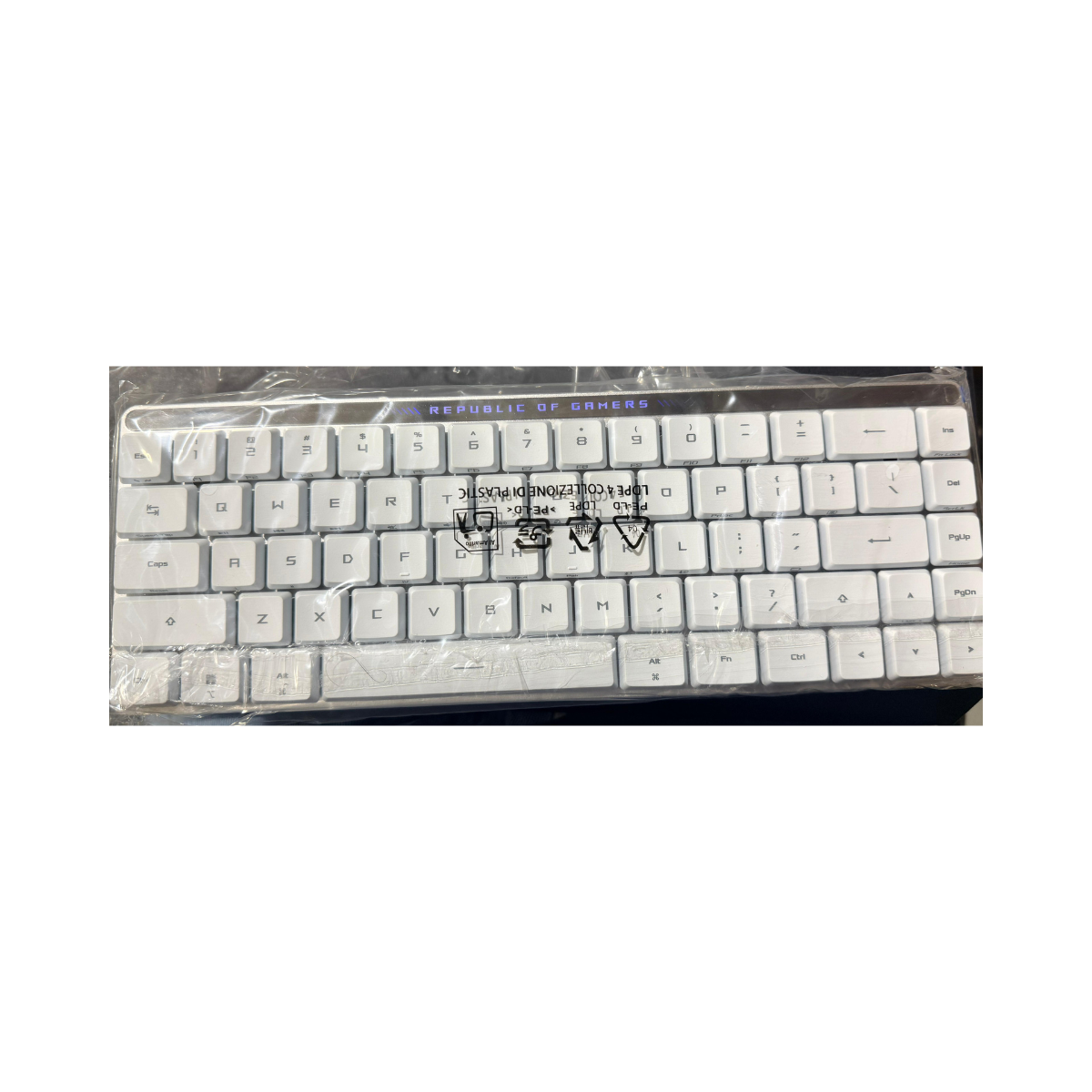 ASUS ROG Falchion RX Low Profile 65% Wireless Gaming Keyboard White - As New Condition ASUS