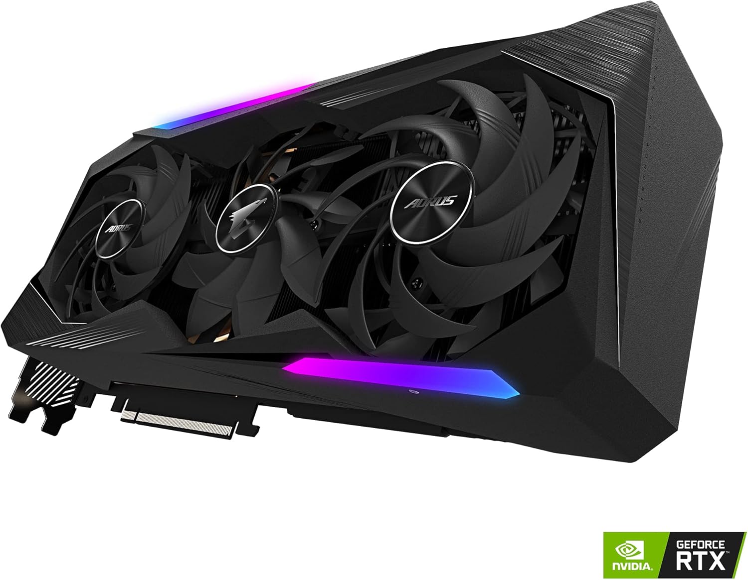 Gigabyte AORUS GeForce RTX 3070 Ti MASTER 8GB GDDR6X Graphics Card RGB LCD – As New GIGABYTE