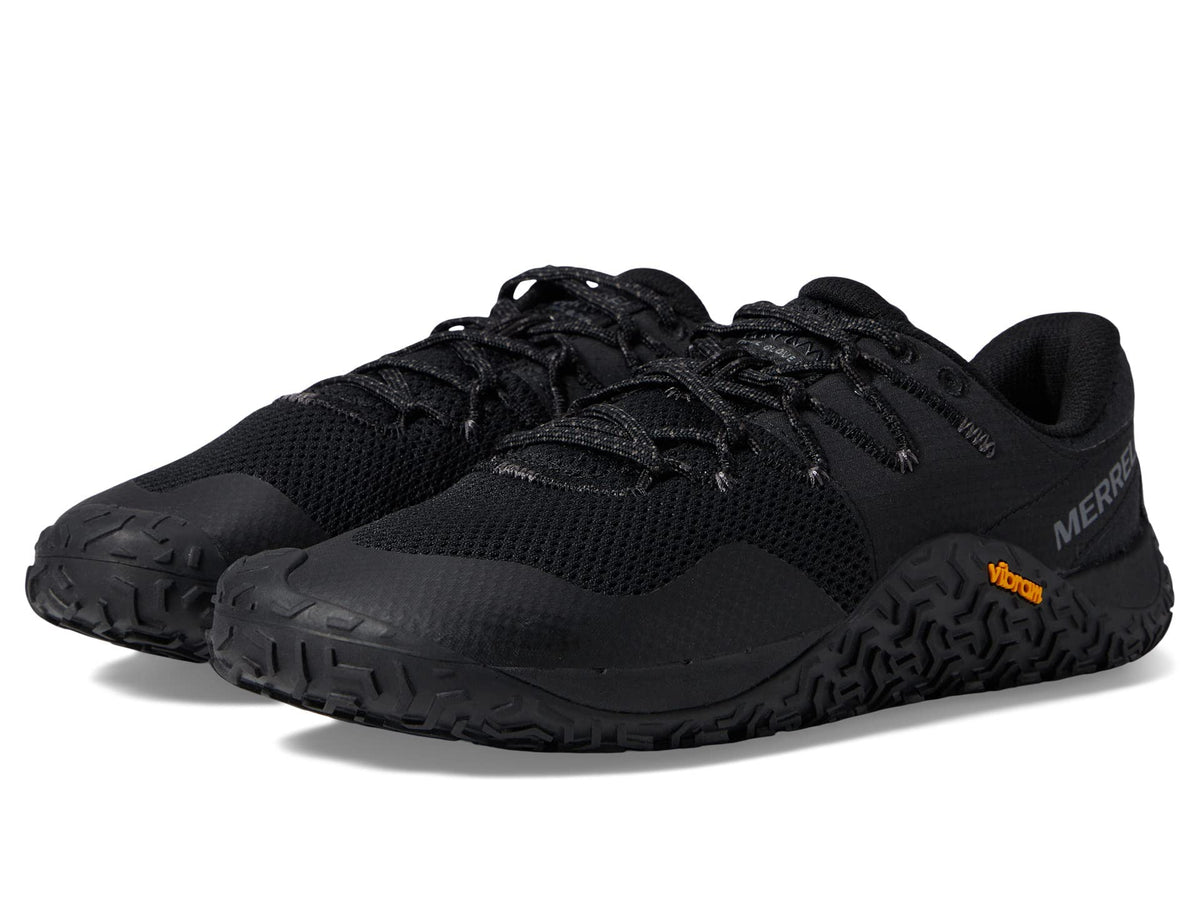Merrell Women's Trail Glove 7 Trail Running Shoe, Black/Black, 6.5 US, EU 37 Merrell
