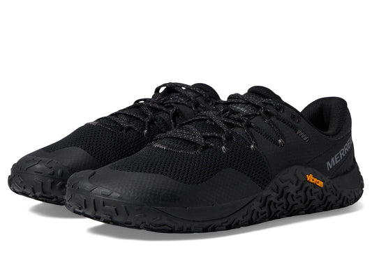 Merrell Women's Trail Glove 7 Trail Running Shoe, Black/Black, 6.5 US, EU 37 Merrell
