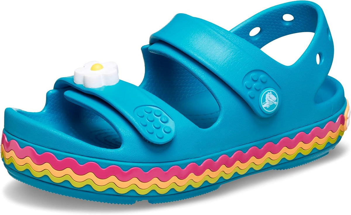 Crocs Kids Crocband Cruiser Sandal, Marina - C11 / EU 28 CROCS