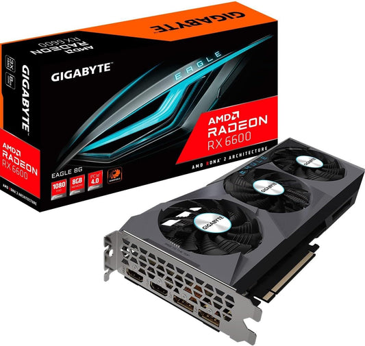 Gigabyte Radeon RX 6600 EAGLE 8GB Graphics Card - As New GIGABYTE