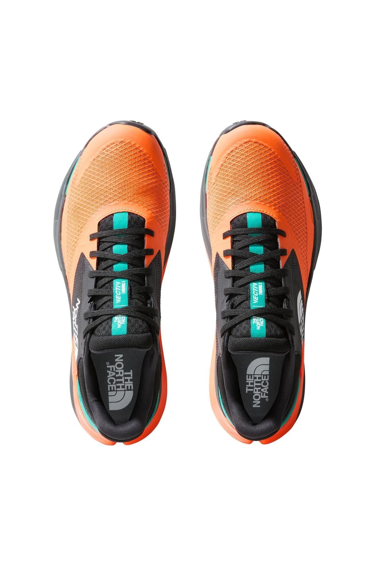 THE NORTH FACE Men's Vectiv Enduris Trail Running Shoe, Power Orange TNF Black, 11 US, EU 44.5 The North Face