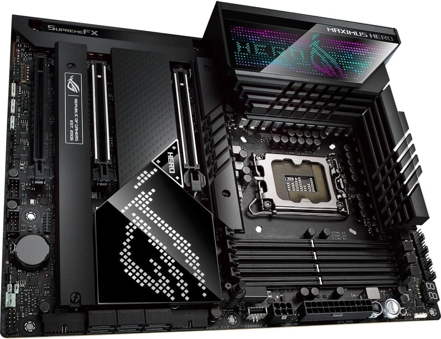 ASUS ROG Maximus Z690 Hero Intel Z690 ATX DDR5 Motherboard – Excellent Condition (Untested) ASUS