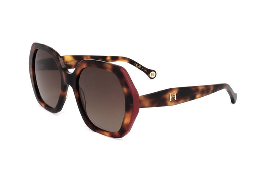 Carolina Herrera Women's HER 0181/S Sunglasses, Havana Red, 55 mm Carolina Herrera
