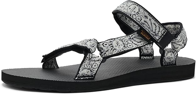 Teva Women's Original Universal Outdoor Sandal, Boomerang White/Grey, US 6/ EU 37 Teva