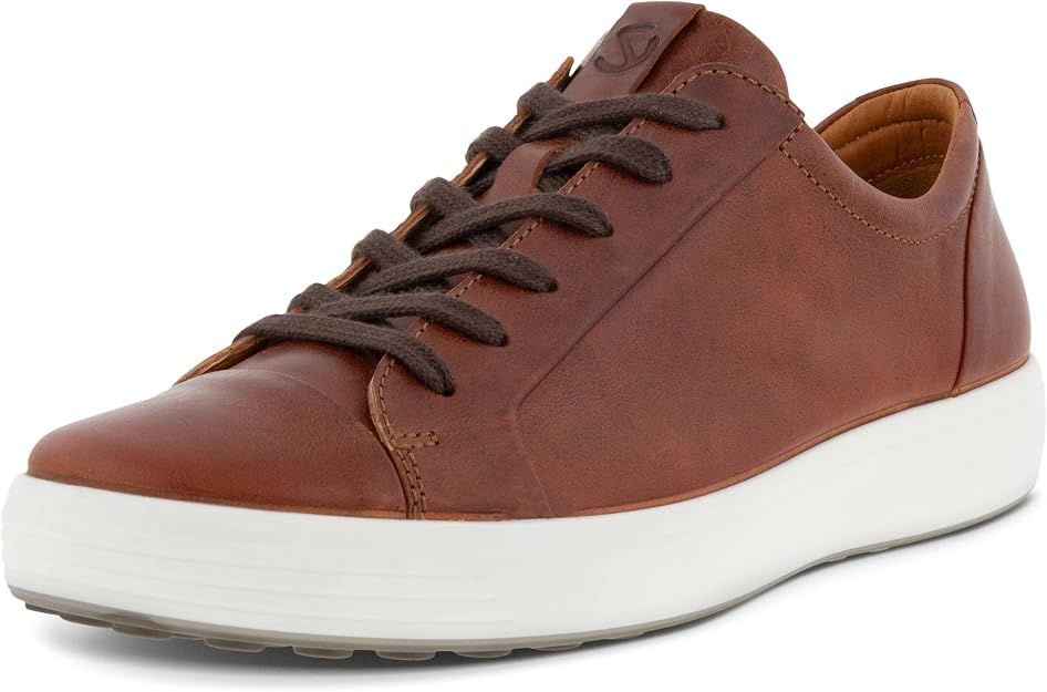 ECCO Men's Soft 7 Sports Classic Sneaker, Cognac, EU 39/US 5-5.5 Mr Bargain