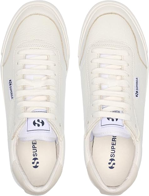 Superga Unisex 3843 Court Sneaker, White Favorio, EU 42/US M9W10.5 Suprega