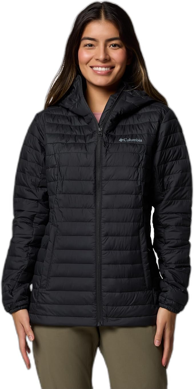 Columbia Women's Silver Falls II Hooded Synthetic Insulated Jacket, Black, S Columbia