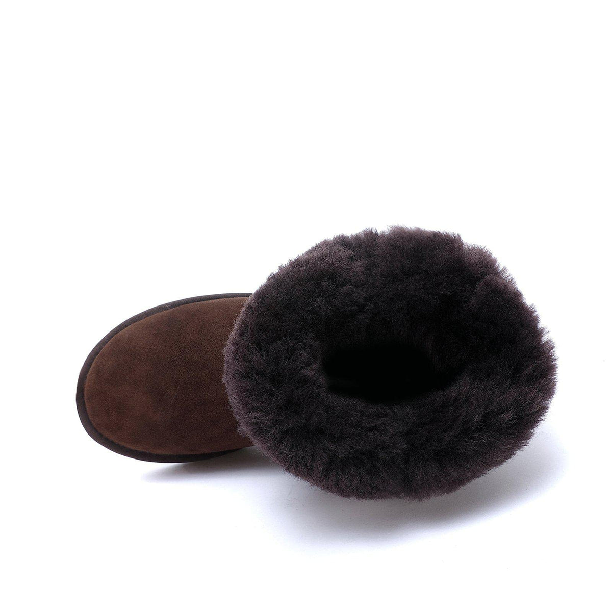 Yellow Earth Harper - Classic 2 Button UGG Boot (6, Chocolate, Numeric_6) / EU 37 Yellow Earth