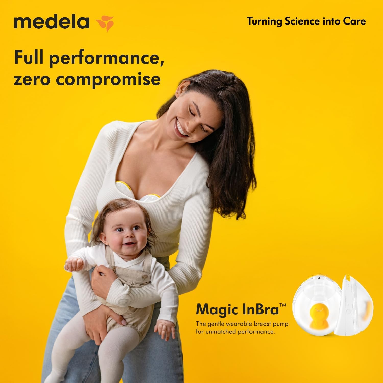 Medela Magic InBra Hands-Free Double Breast Pump Wearable Smart App – Excellent Condition MEDELA