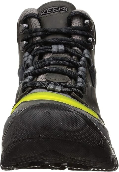 KEEN Male Ridge Flex Mid WP Steel Grey Evening Primrose Size 9 Hiking Boot Keen