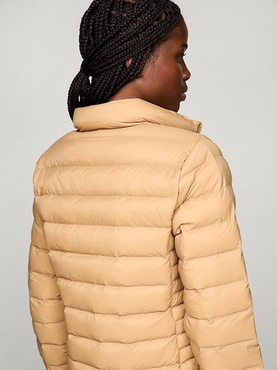 Tommy Hilfiger Women's LW Global JKT Outerwear, Champagne Toast, MD Tommy Hilfiger