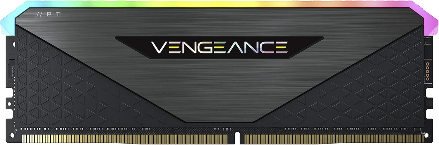 CORSAIR Vengeance RGB RT 32GB (2x16GB) DDR4 3600MHz CL16 Gaming RAM AMD Optimized – Excellent Condition CORSAIR