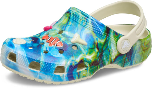 Crocs Kids Classic Clog, Under The Sea - C5 / EU 22 CROCS