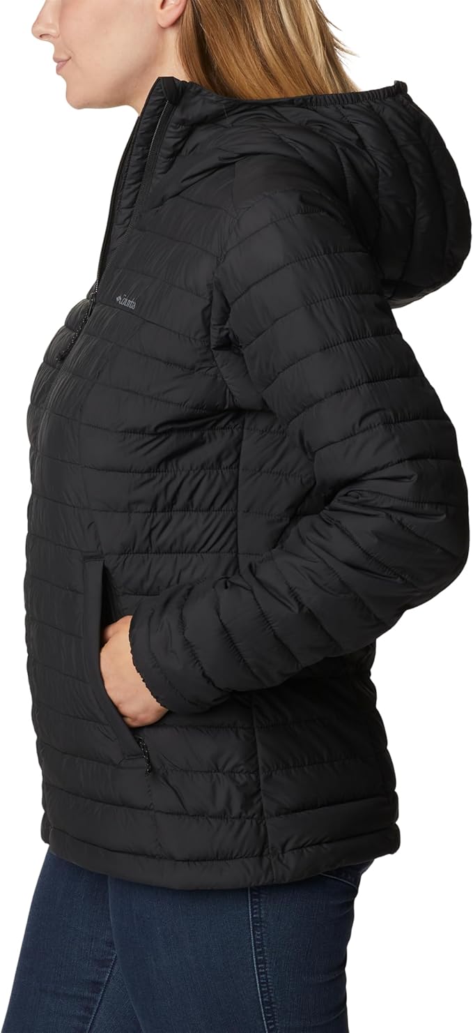 Columbia Women's Silver Falls II Hooded Synthetic Insulated Jacket, Black, S Columbia