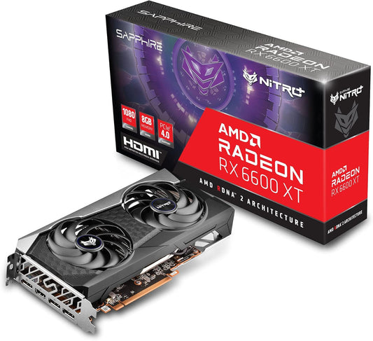 Sapphire AMD Radeon RX 6600 XT OC 8GB GDDR6 PCI-Express Graphics Card - As New Sapphire
